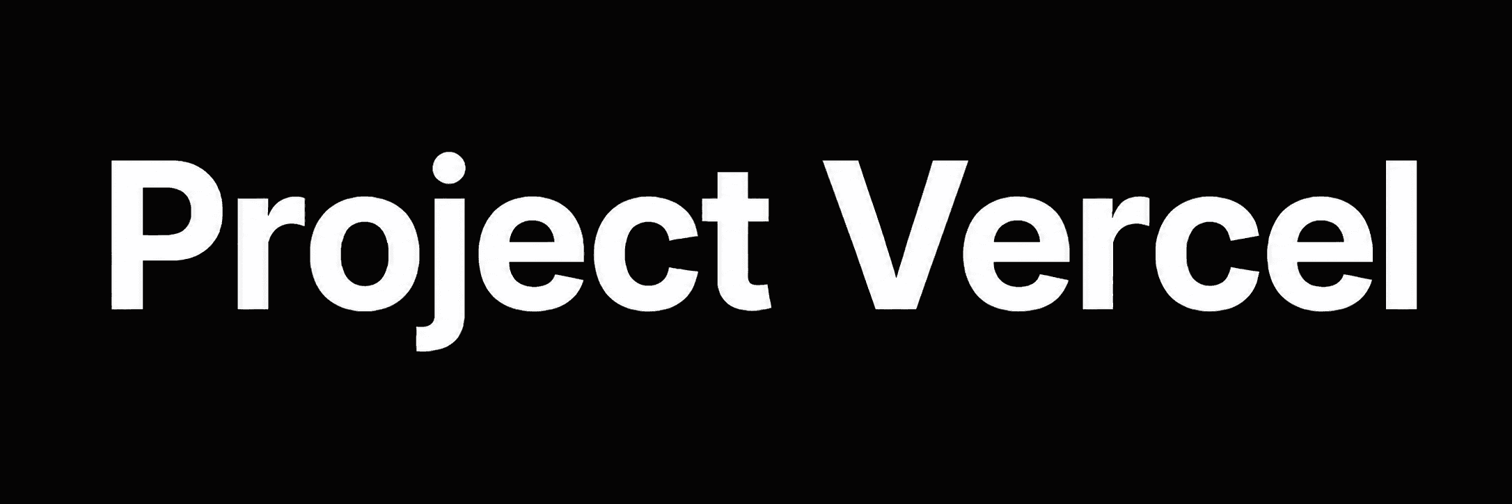 Project Vercel logo